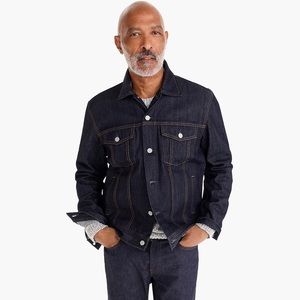 Men’s classic J Crew denim jean jacket L XL